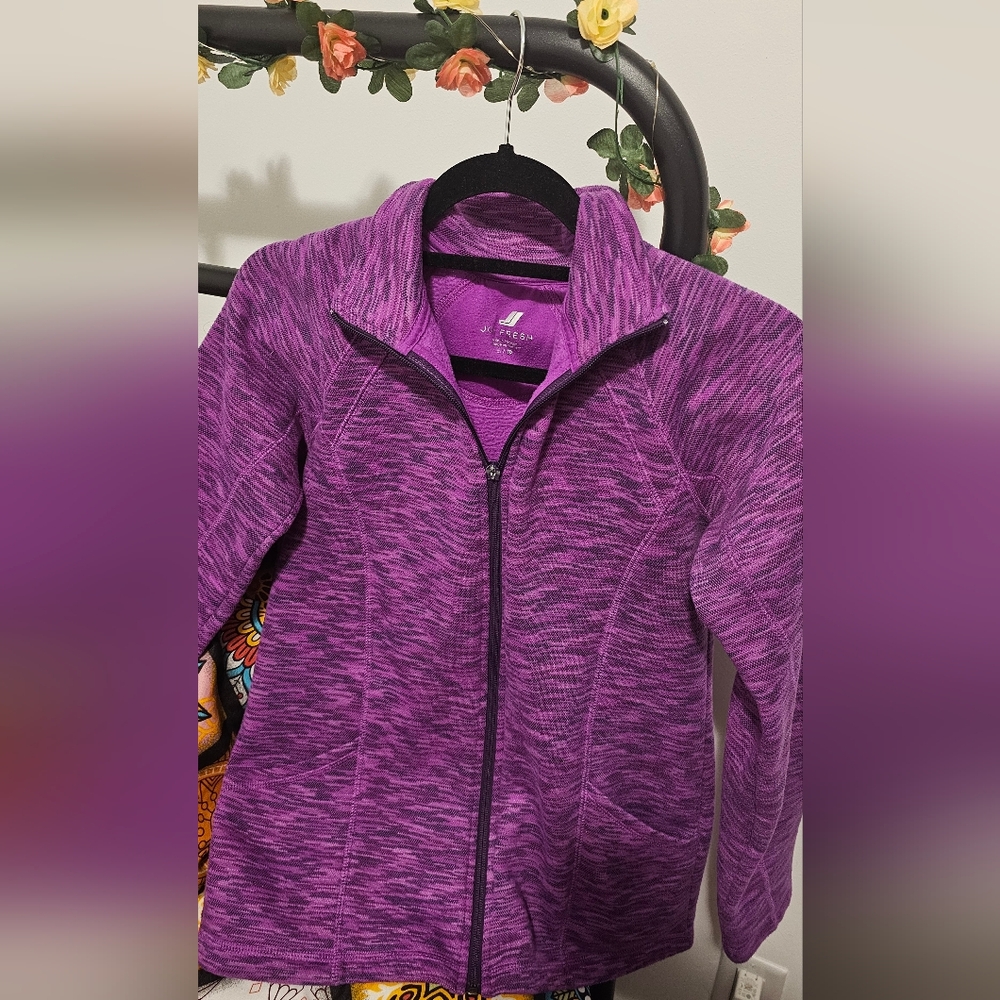 3/20$ Purple Zip-Up Jacket - JOE FRESH